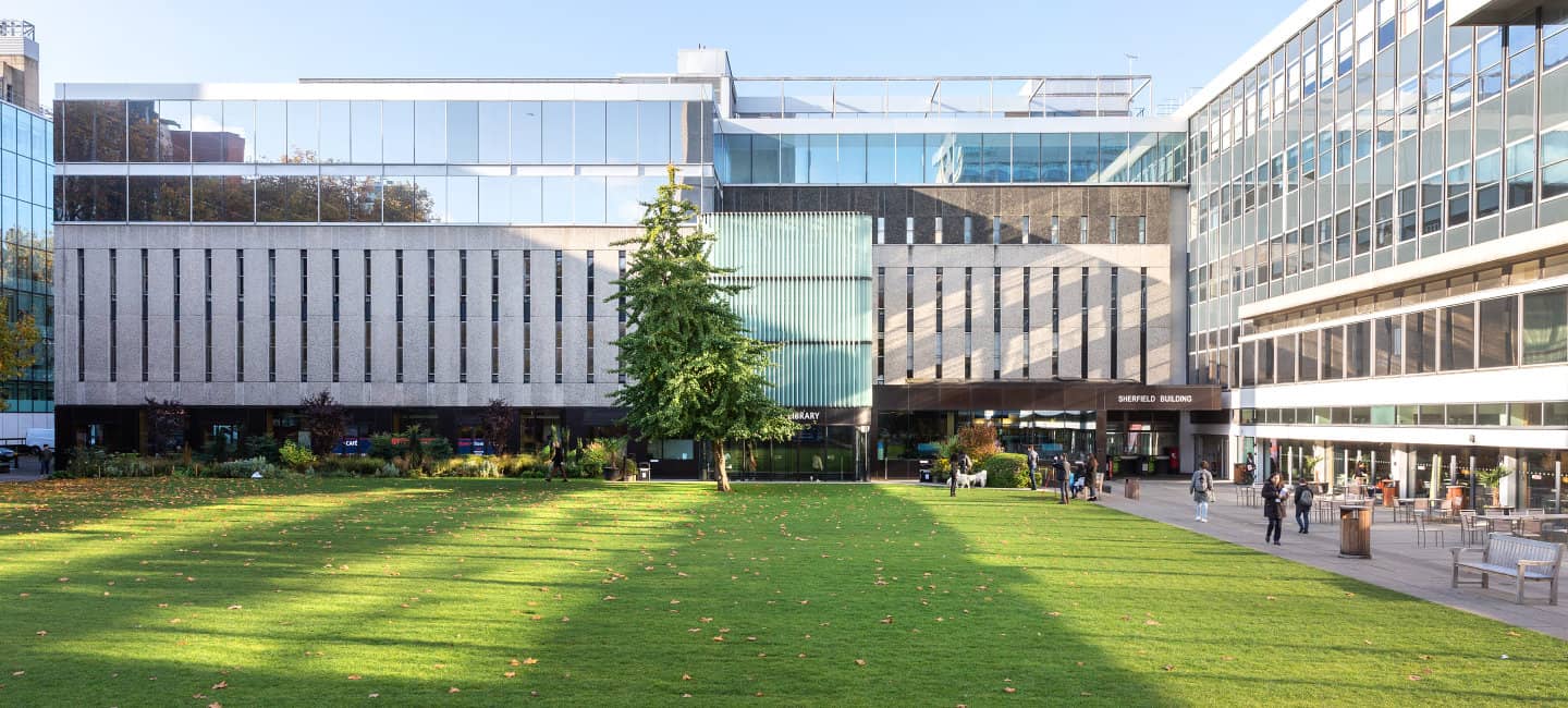A photo of Imperial College London.
